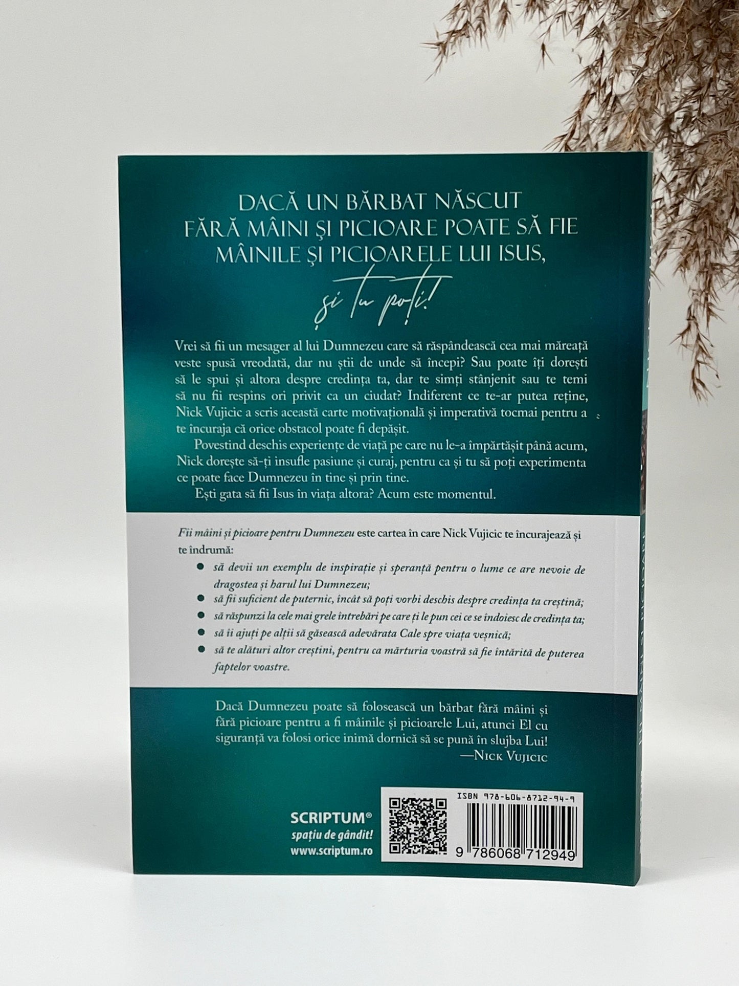 Fii mâini și picioare pentru Dumnezeu -
Nick Vujicic