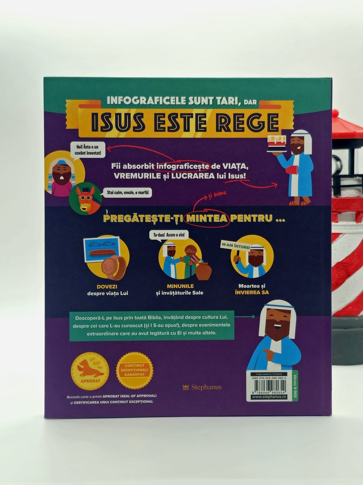 Infografii biblice pentru copii Superghid despre Isus vol. 2 ilustrații