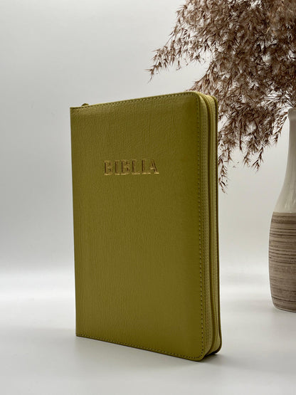 Biblia SBR 057 ZTI medie, galben