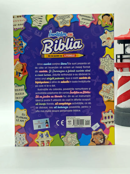 Învățăm cu Biblia să ne jucăm cu literele carte educativă pentru copii