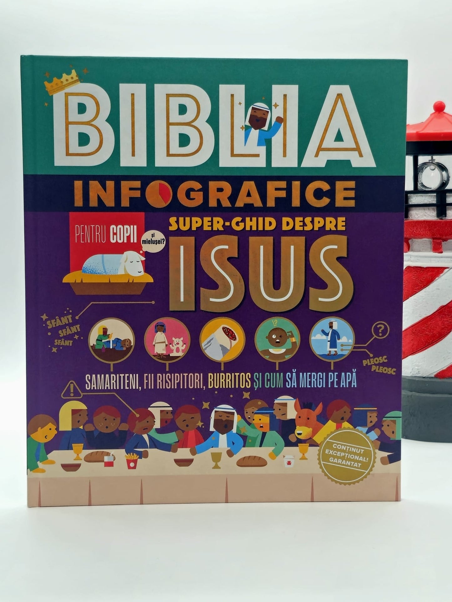 Infografii biblice pentru copii Superghid despre Isus vol. 2 copertă