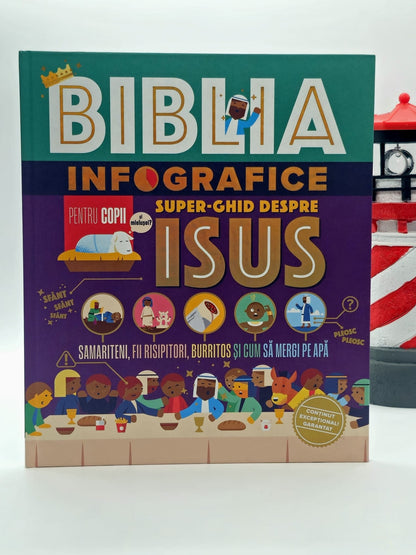 Infografii biblice pentru copii Superghid despre Isus vol. 2 copertă