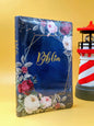 Biblia SBIR 076 ZTI Floral Albastru