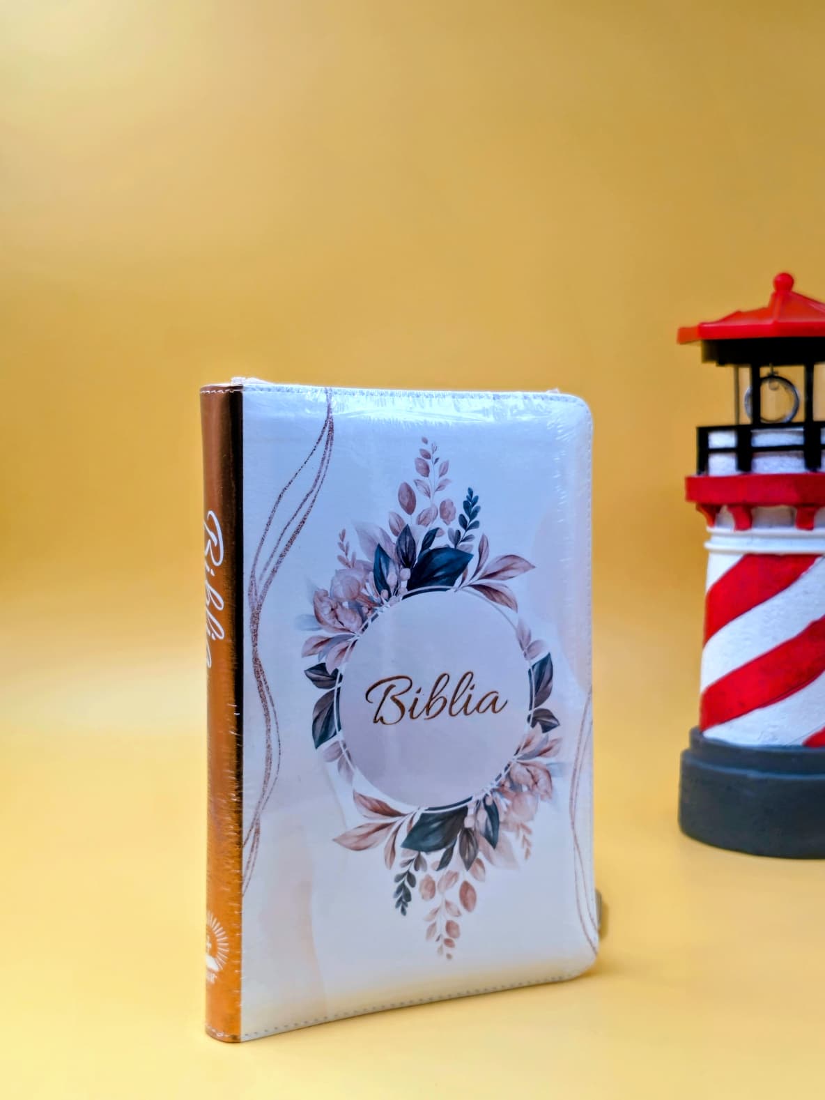 Biblia SBIR 056 ZTI Floral crem